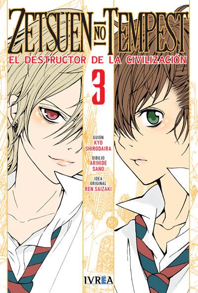 ZETSUEN NO TEMPEST 03 | 978-84-17099-10-7 | Kyo Shirodaira, Arihide Sano & Ren Saizaki